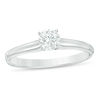 Thumbnail Image 0 of 1/2 CT. Certified Diamond Solitaire Engagement Ring in 14K White Gold (I/SI2)