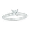 Thumbnail Image 0 of 1/2 CT. Certified Princess-Cut Diamond Solitaire Engagement Ring in 14K White Gold (I/SI2)