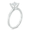 Thumbnail Image 2 of 1 CT. Certified Princess-Cut Diamond Solitaire Engagement Ring in 14K White Gold (I/SI2)