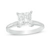 Thumbnail Image 1 of 1-1/2 CT. Certified Princess-Cut Diamond Solitaire Engagement Ring in 14K White Gold (I/SI2)