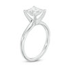 1-1/2 CT. Certified Princess-Cut Diamond Solitaire Engagement Ring in 14K White Gold (I/SI2)