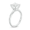 Thumbnail Image 2 of 1-1/2 CT. Certified Princess-Cut Diamond Solitaire Engagement Ring in 14K White Gold (I/SI2)