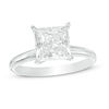 Thumbnail Image 0 of 2 CT. Certified Princess-Cut Diamond Solitaire Engagement Ring in 14K White Gold (I/SI2)