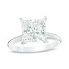 Thumbnail Image 0 of 3 CT. Certified Princess-Cut Diamond Solitaire Engagement Ring in 14K White Gold (I/SI2)
