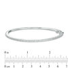 Thumbnail Image 1 of 2 CT. T.W. Diamond Bangle in 10K White Gold