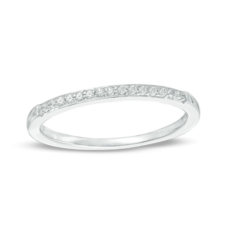 Main Image 4 of Convertibilities 1/4 CT. T.W. Diamond Crossover Three-in-One Ring in Sterling Silver