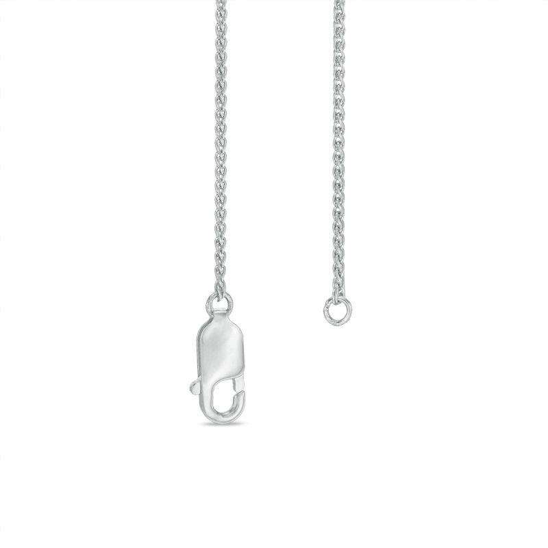 Main Image 2 of 1/6 CT. T.W. Composite Diamond Frame Lariat-Style Bolo Necklace in Sterling Silver - 26"