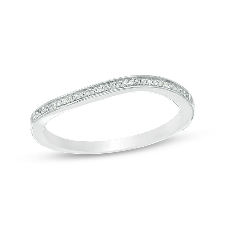 Main Image 4 of Convertibilities 1/10 CT. T.W. Diamond Interlocking Loops Three-in-One Ring in Sterling Silver