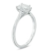 Thumbnail Image 1 of 1 CT. Certified Pear-Shaped Diamond Solitaire Engagement Ring in 14K White Gold (I/I2)