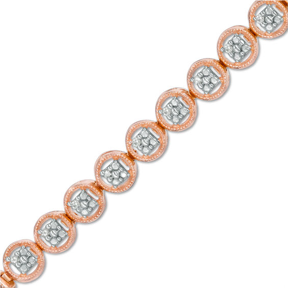 Rose gold bracelet zales deals