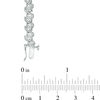 Thumbnail Image 3 of 1/10 CT. T.W. Diamond "S" Tennis Bracelet in Sterling Silver - 7.25"