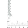 Thumbnail Image 3 of 1/4 CT. T.W. Diamond "S" Tennis Bracelet in Sterling Silver - 7.25"