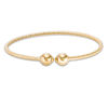 Thumbnail Image 1 of Made in Italy Diamond-Cut Ball Cuff in 14K Gold - 7.5"