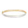 Thumbnail Image 1 of Made in Italy Pavé  Glitter Enamel Bangle in 14K Gold
