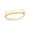 Thumbnail Image 1 of Made in Italy Bar Ring in 14K Gold - Size 7
