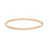 Thumbnail Image 1 of Made in Italy Beaded Bangle in 14K Gold