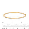 Thumbnail Image 3 of Made in Italy Beaded Bangle in 14K Gold