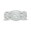Thumbnail Image 4 of 3/4 CT. T.W. Composite Diamond Frame Three Piece Bridal Set in 10K White Gold
