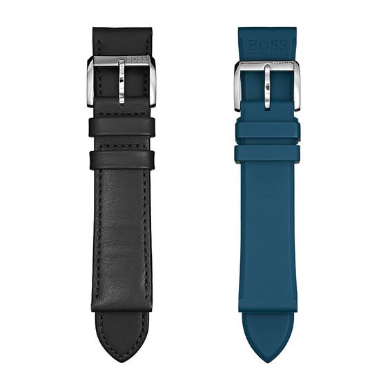 Men's Hugo Boss Touch Black IP Strap Smart Watch with Black Dial (Model: 1513552)