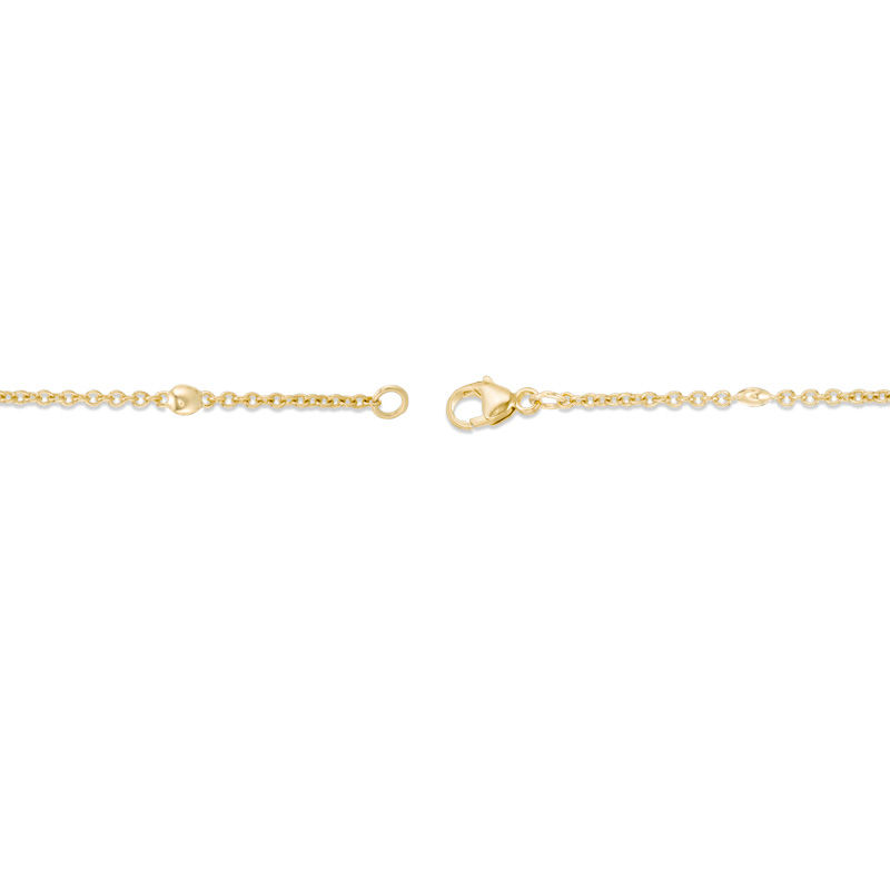 Main Image 2 of 1/6 CT. T.W. Diamond Five Stone Station Bracelet in 10K Gold - 7.5"