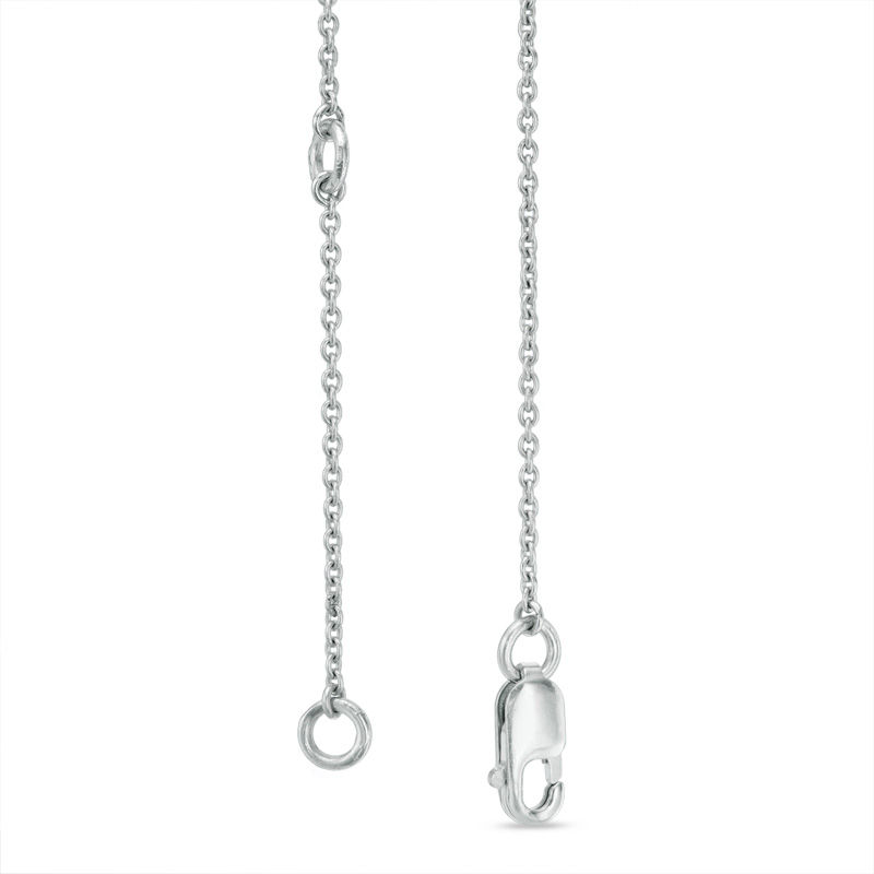 Main Image 2 of 1/5 CT. T.W. Diamond Necklace in Sterling Silver - 16.5"