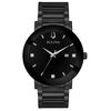 Thumbnail Image 0 of Men's Bulova Modern Diamond Accent Black IP Watch with Black Dial (Model: 98D144)