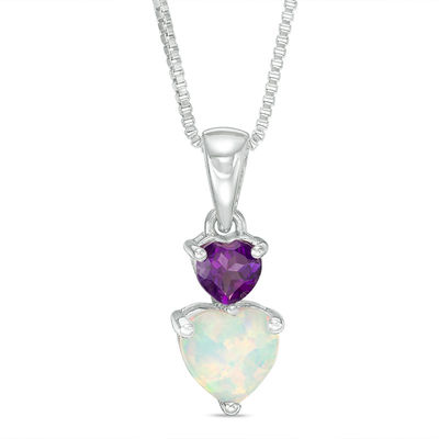 Zales Opal Heart Necklace 2024 www.alhudapk