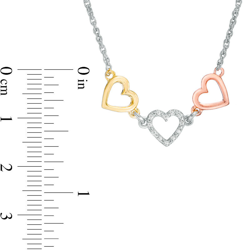 Two-Tone Heart Necklace – ZNZ Jewelry Affordagold
