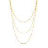 Thumbnail Image 0 of Made in Italy Triple-Strand Necklace in 14K Gold - 20"