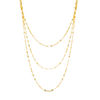 Thumbnail Image 1 of Made in Italy Triple-Strand Necklace in 14K Gold - 20"