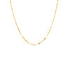 Thumbnail Image 1 of Made in Italy Mirror Flat-Link Chain Necklace in 14K Gold - 18"