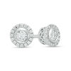 Thumbnail Image 1 of 1/10 CT. T.W. Diamond Frame Stud Earrings in 10K White Gold
