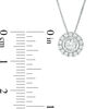 Thumbnail Image 2 of 1/3 CT. T.W. Diamond Frame Pendant in 10K White Gold