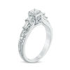 Thumbnail Image 2 of 5/8 CT. T.W. Princess-Cut Diamond Past Present Future® Engagement Ring in 14K White Gold