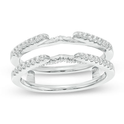 1 3 CT. T.W. Diamond Solitaire Enhancer in 14K White Gold