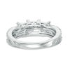 Thumbnail Image 3 of 1 CT. T.W. Princess-Cut Diamond Past Present Future® Engagement Ring in 10K White Gold