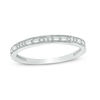 Thumbnail Image 0 of 1/8 CT. T.W. Baguette and Round Diamond Alternating Diamond Anniversary Band in 10K White Gold