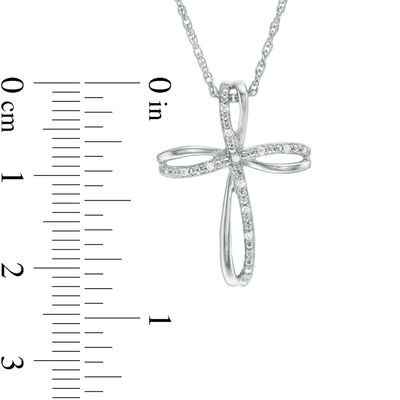 loop cross necklace