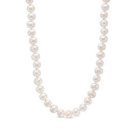 Zales Ladies' Graduating Ball Bead Necklace in Sterling Silver - 18