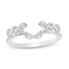 Thumbnail Image 0 of 1/10 CT. T.W. Diamond Vine Vintage-Style Solitaire Enhancer in 10K White Gold