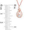 Thumbnail Image 5 of Interwoven™ 1/10 CT. T.W. Diamond Pendant in 10K Rose Gold - 19"