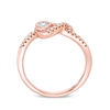 Thumbnail Image 2 of Interwoven™ 1/10 CT. T.W. Diamond Ring in 10K Rose Gold