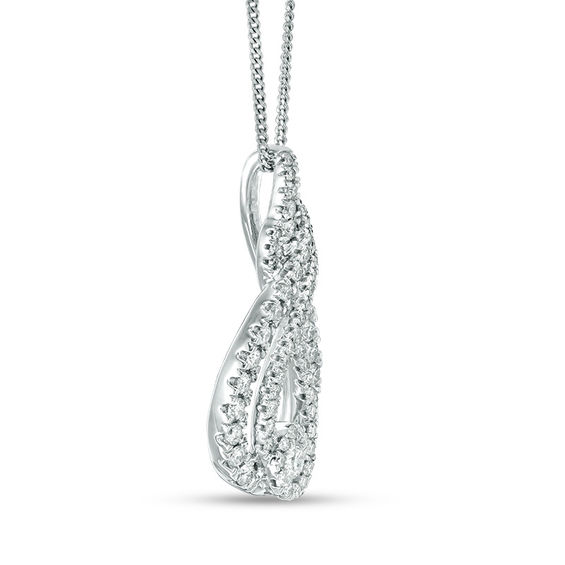 Interwovenâ¢ 1 CT. T.w. Diamond Pendant in 10K White Gold - 19"