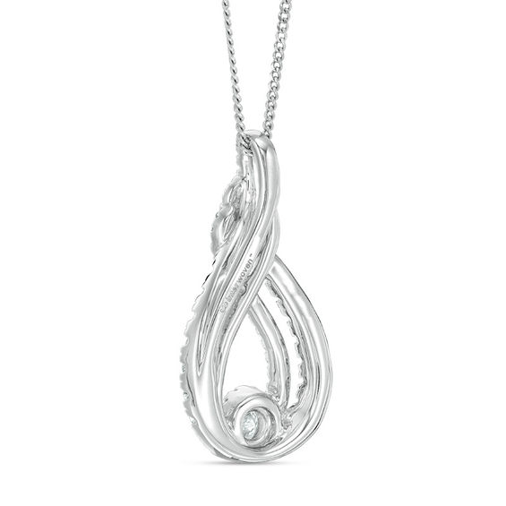 Interwovenâ¢ 1 CT. T.w. Diamond Pendant in 10K White Gold - 19"