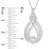 Thumbnail Image 5 of Interwoven™ 1 CT. T.W. Diamond Pendant in 10K White Gold - 19"