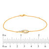 Thumbnail Image 3 of Interwoven™ 1/6 CT. T.W. Diamond Bracelet in 10K Gold - 7.75"