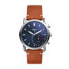 Thumbnail Image 1 of Men's Fossil Q Commuter Strap Hybrid Smart Watch with Blue Dial (Model: FTW1151)