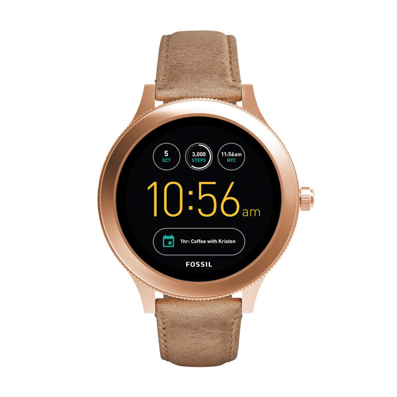 Main Image 1 of Fossil Q Venture Strap Gen 3 Smart Watch with Black Dial (Model: FTW6005)