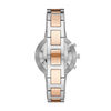 Thumbnail Image 3 of Ladies' Fossil Q Virginia Crystal Accent Two-Tone Hybrid Smart Watch with White Dial (Model: FTW5011)