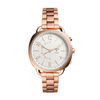 Thumbnail Image 0 of Fossil Accomplice Crystal Accent Rose-Tone Hybrid Smart Watch with White Dial (Model: FTW1208)